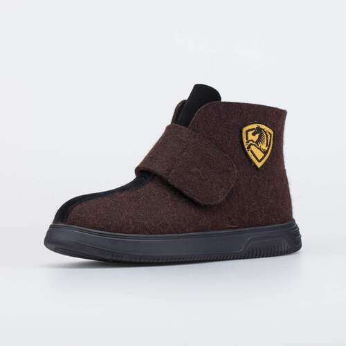 957027-07 Короткие мужские валенки Гран-при коричневый , фото №1