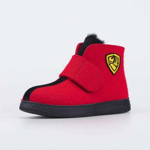 957027-09 Короткие мужские валенки Гран-при красный, фото №1