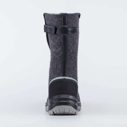 967046-03 Черные валенки на молнии, фото №5