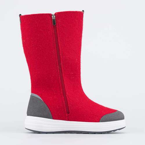 867125-41 Красные валенки с вышивкой, фото №2