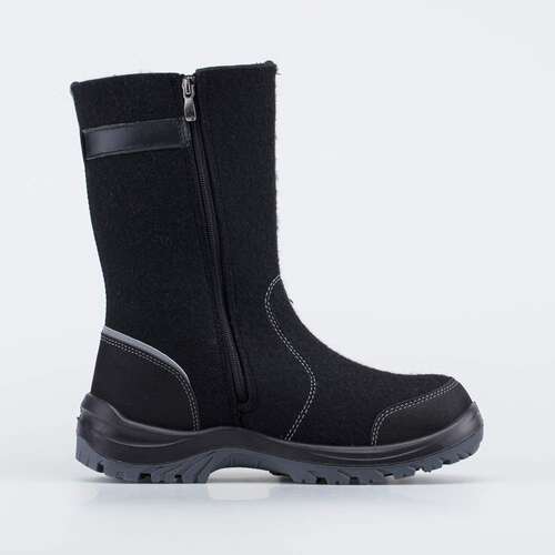 967046-06 Черные мужские валенки на молнии , фото №2