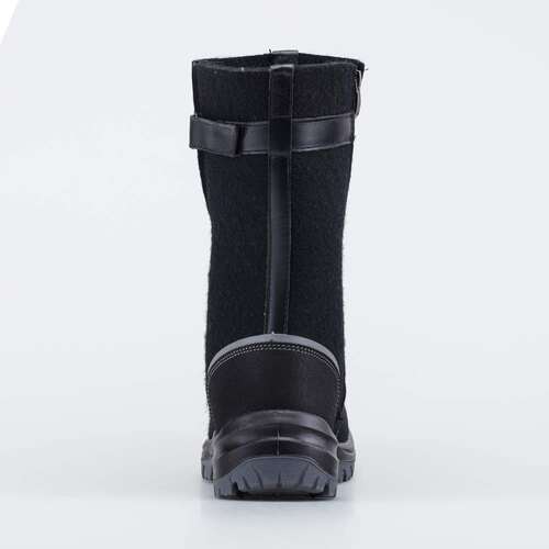 967046-06 Черные мужские валенки на молнии , фото №5