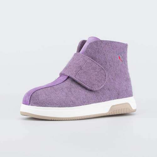 857013-06 Валенки короткие женские сиреневый, фото №1