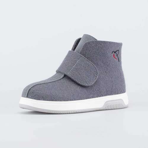 857013-07 Валенки короткие женские серый, фото №1