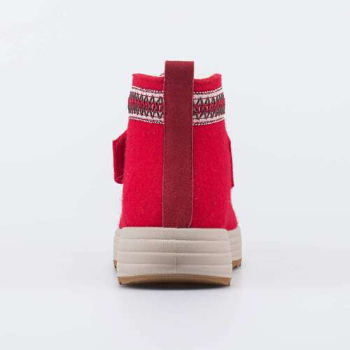 857016-43 Женские короткие валенки Арктик красный, фото №5