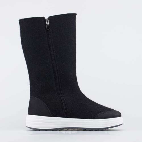 867139-42 Черные валенки женские с вышивкой , фото №2