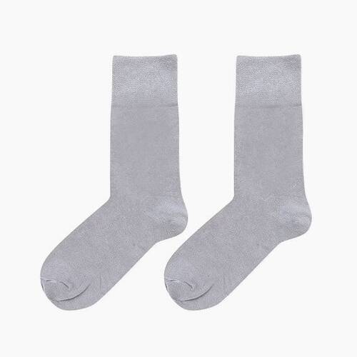 07742636-40 Классические мужские носки серые, фото №1