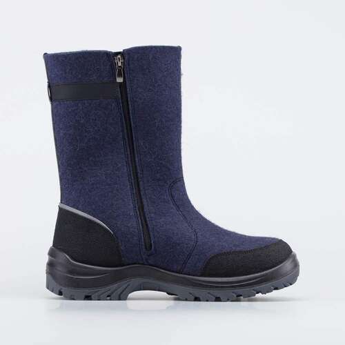 967046-05 Синие мужские валенки на молнии, фото №2