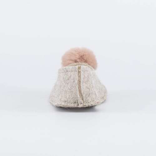 837006-01 Войлочные тапочки-балетки серые, фото №5