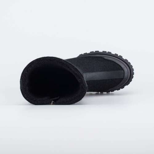 867129-42 Женские высокие валенки черные, фото №4