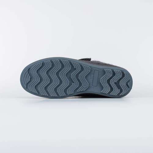 957020-41 Укороченные валенки с липучкой серый, фото №3